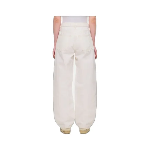 High Waist Long Slung Barrel Jeans