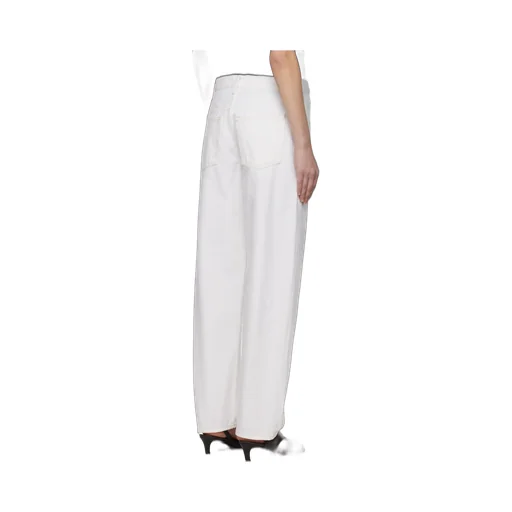High Waist Long Slung Barrel Jeans