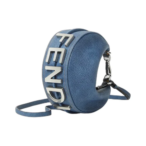 Fendigraphy Logo Lettering Mini Hobo Bag