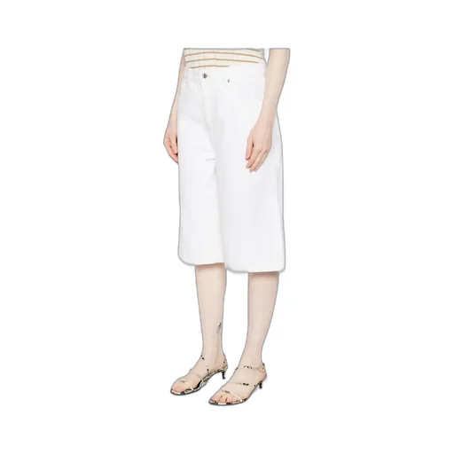 Knee-Length Zipped Shorts