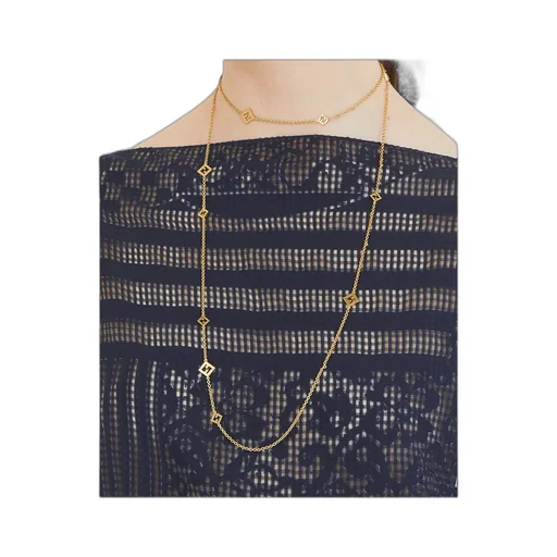 Gold-Colored Metal Necklace