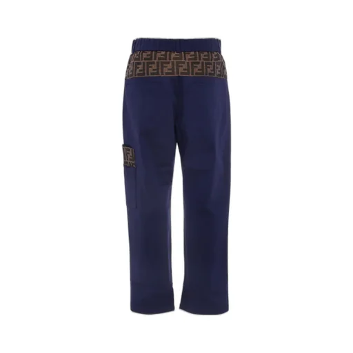 Ff Motif Straight Trousers