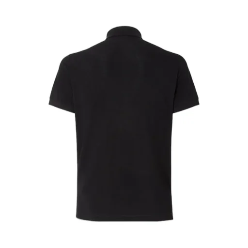 Logo Plaque Short Sleeved Polo Shirt