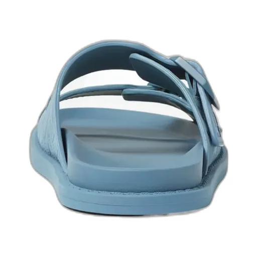 Light Blue Nubuck Leather Sandals