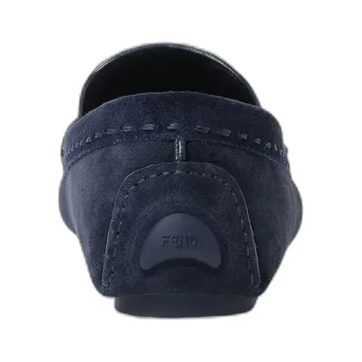 Navy Blue Suede Drivers