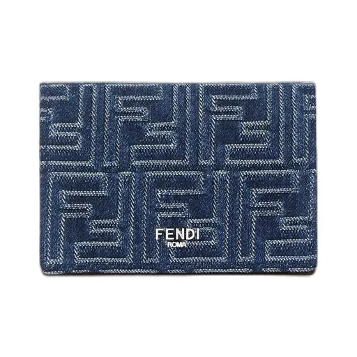 Logo Detailed Ff Jacquard Cardholder