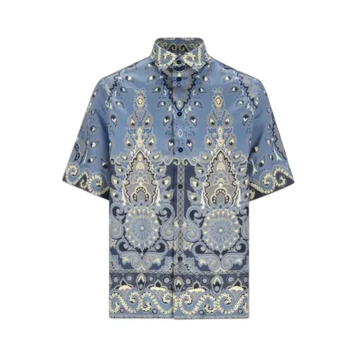 Floral Printed Short Sleeved Shirt