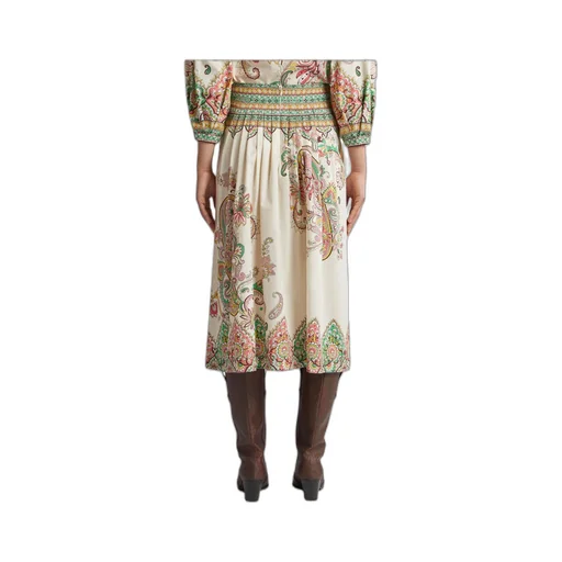 Floral Printed Midi Skirt