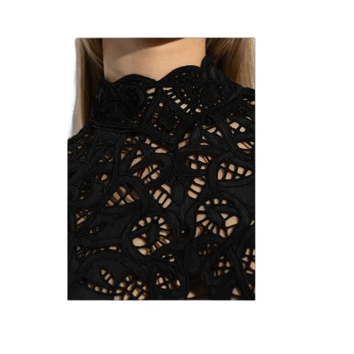 Lace Detailed Long-Sleeve Top