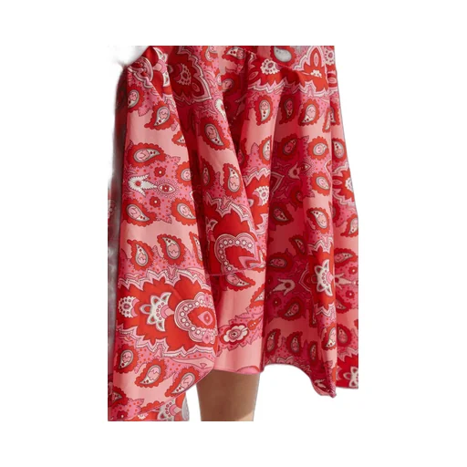 Printed Midi Skirt