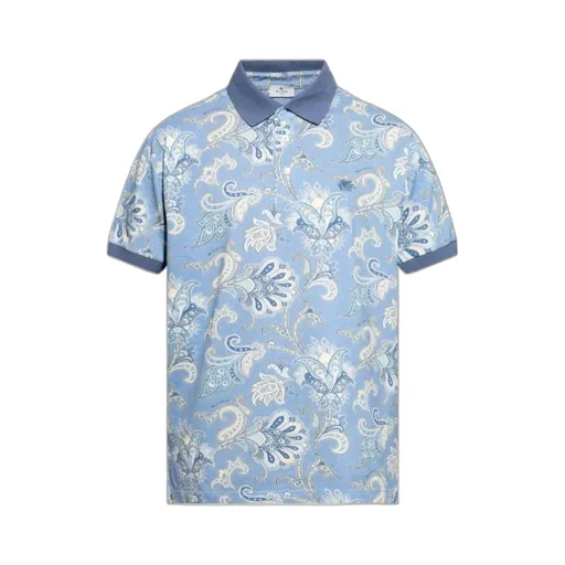 Graphic Printed Polo Shirt