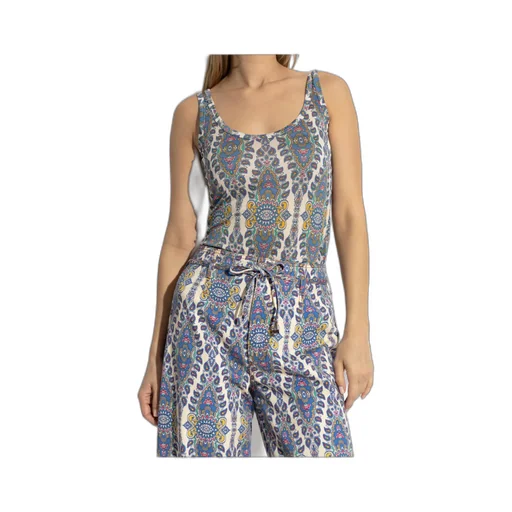 Graphic Printed Sleeveless Top