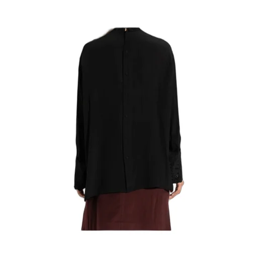 Lace Detailed Long-Sleeve Top