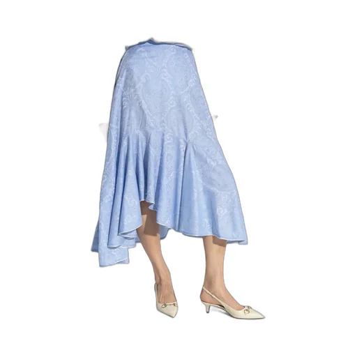 Printed Midi Skirt