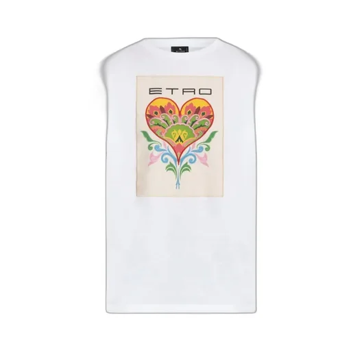 Motif Embroidered Crewneck T-Shirt