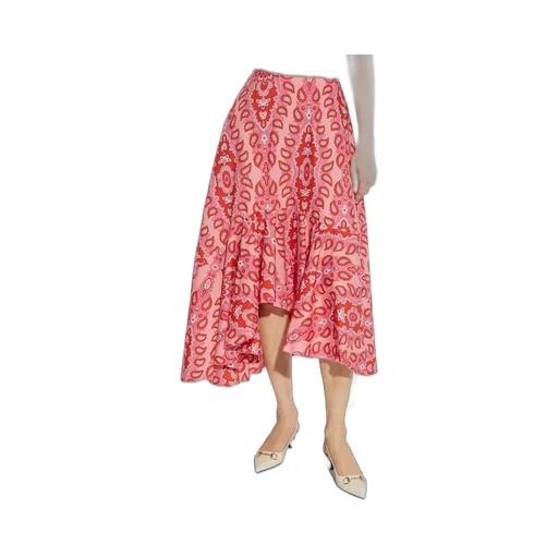 Printed Midi Skirt