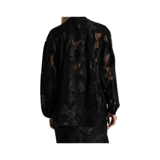 Semi-Sheer Chiffon Shirt