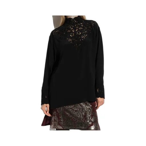 Lace Detailed Long-Sleeve Top