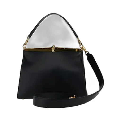 Large Vela Clasp Fastened Shoulder Bag