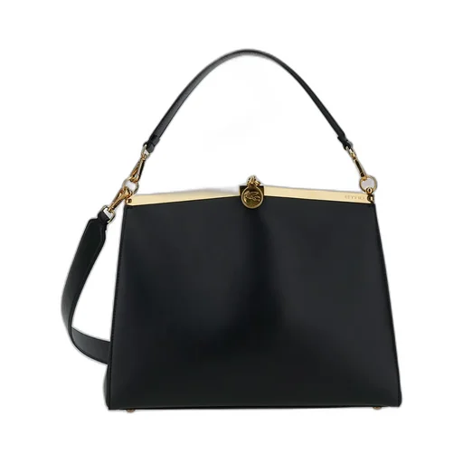 Large Vela Clasp Fastened Shoulder Bag