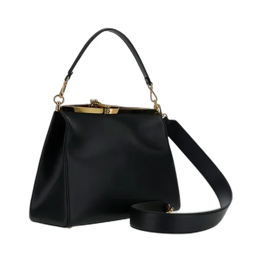 Large Vela Clasp Fastened Shoulder Bag
