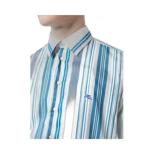 Vertical Stripe Print Shirt