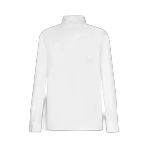 Pegaso-Embroidered Straight Hem Shirt