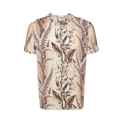 Botanical Printed Crewneck T-Shirt