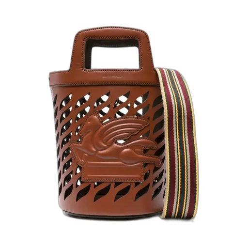 Pegaso Motif Cut Out Detailed Tote Bag