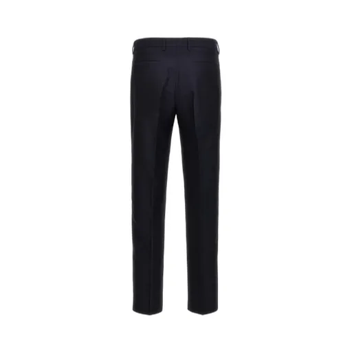 Patterned Pleat Front Trousers