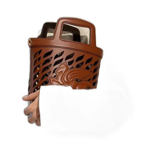 Pegaso Motif Cut Out Detailed Tote Bag