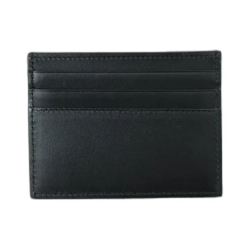 Pegaso-Motif Leather Cardholder
