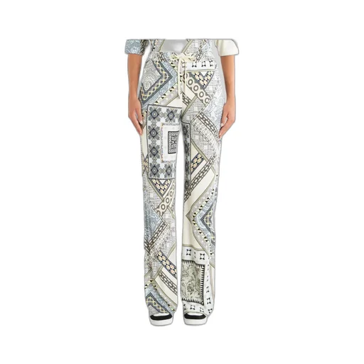 Patchwork Drawstring Track Pants