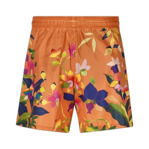 Floral-Print Drawstring Swim Shorts