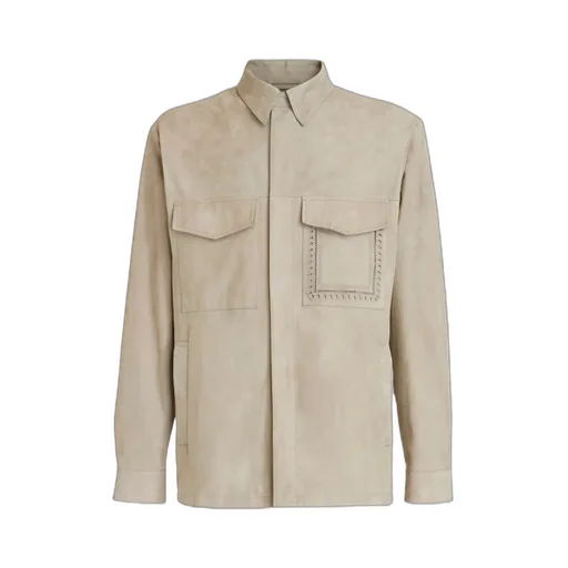 Buttoned Long-Sleeved Shirt