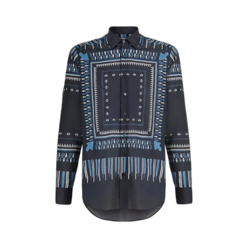 Graphic-Printed Buttoned Shirt