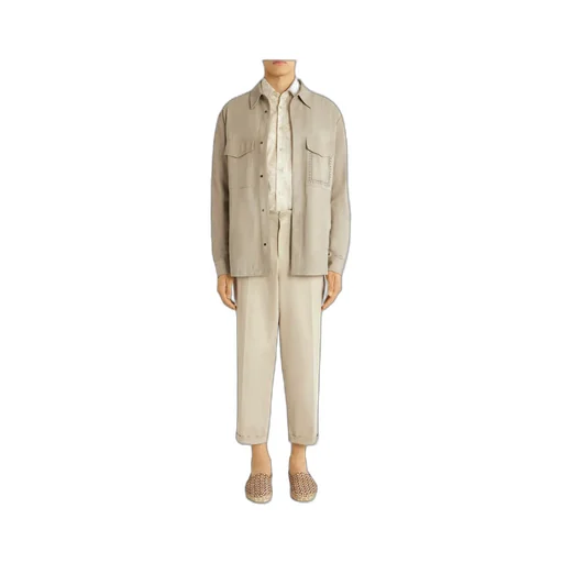 Buttoned Long-Sleeved Shirt