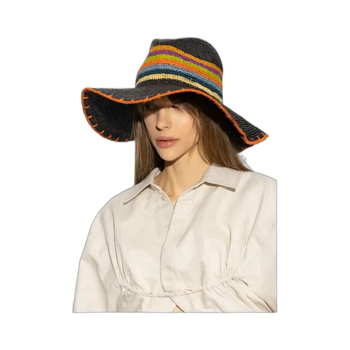 Striped Straw Hat