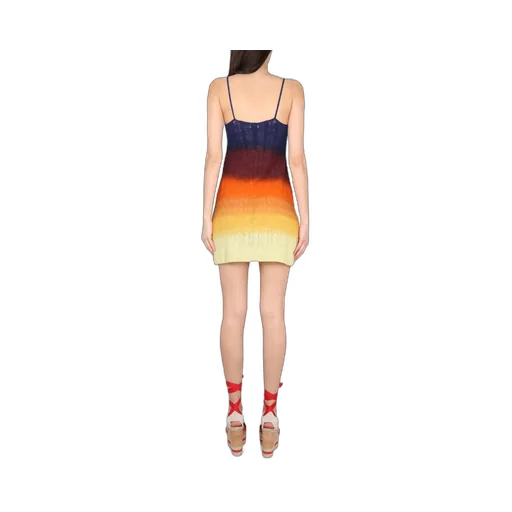 Spaghetti Strap Knitted Mini Dress