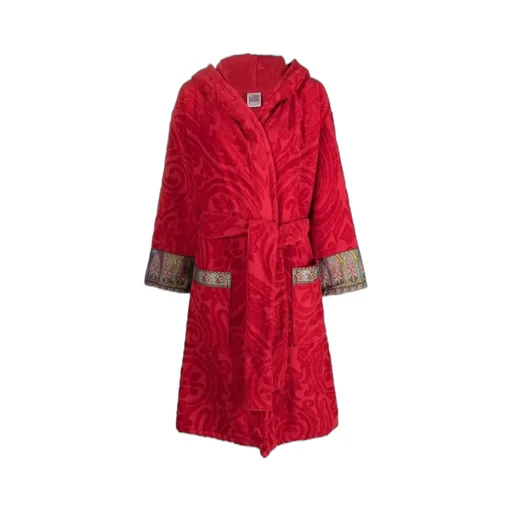 Paisley-Motif Belted Robe