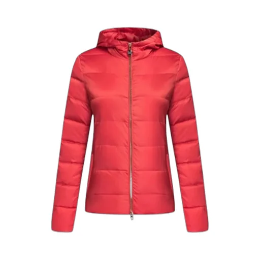 Hooded Quilted Down Jacket