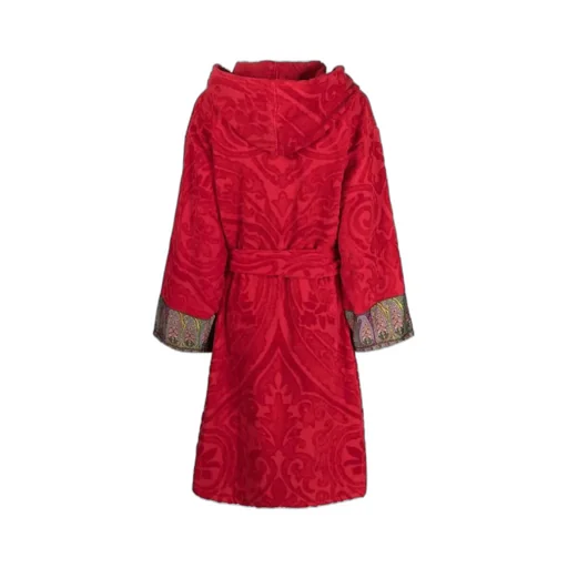 Paisley-Motif Belted Robe