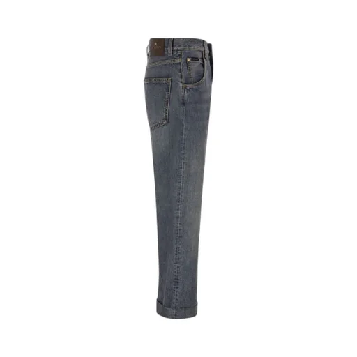 Straight-Leg Mid-Rise Jeans