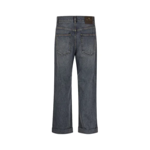 Straight-Leg Mid-Rise Jeans