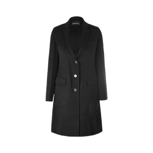 Single-Breasted Lapel Coat