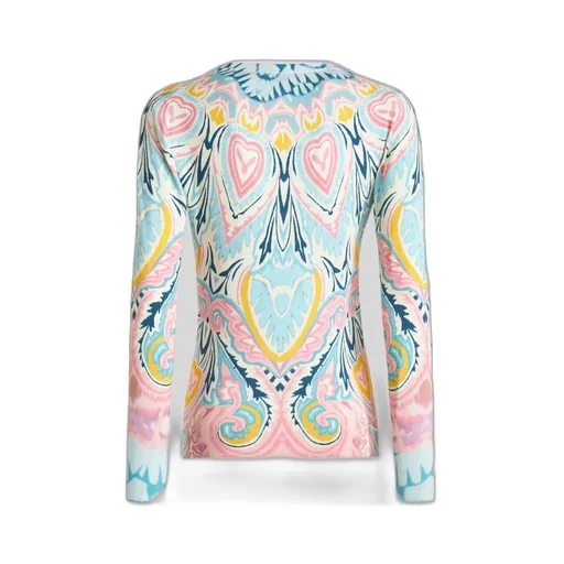 Graphic Printed Long-Sleeved Jumper