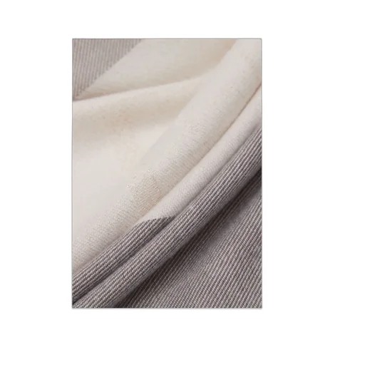 Two-Toned Fringed Edge Scarf
