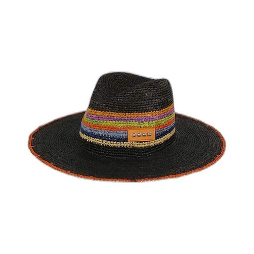 Striped Straw Hat