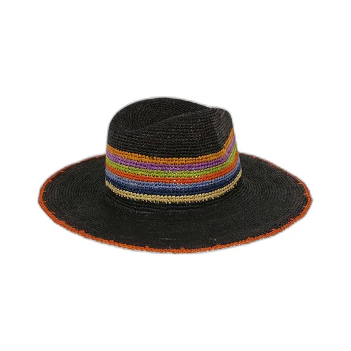 Striped Straw Hat