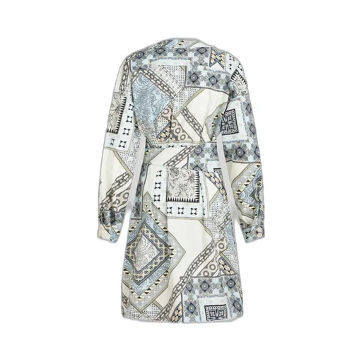 Patchwork Shirt Dress